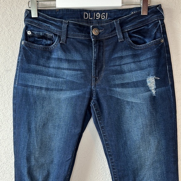 DL1961 Amanda Seville Distressed Skinny Jeans Size 28 - Picture 3 of 15